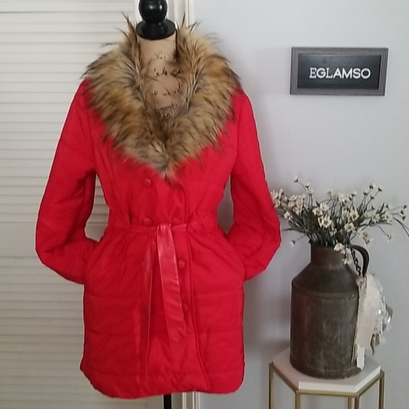Fall/ Winter Red Puffer Jacket - Picture 8 of 15